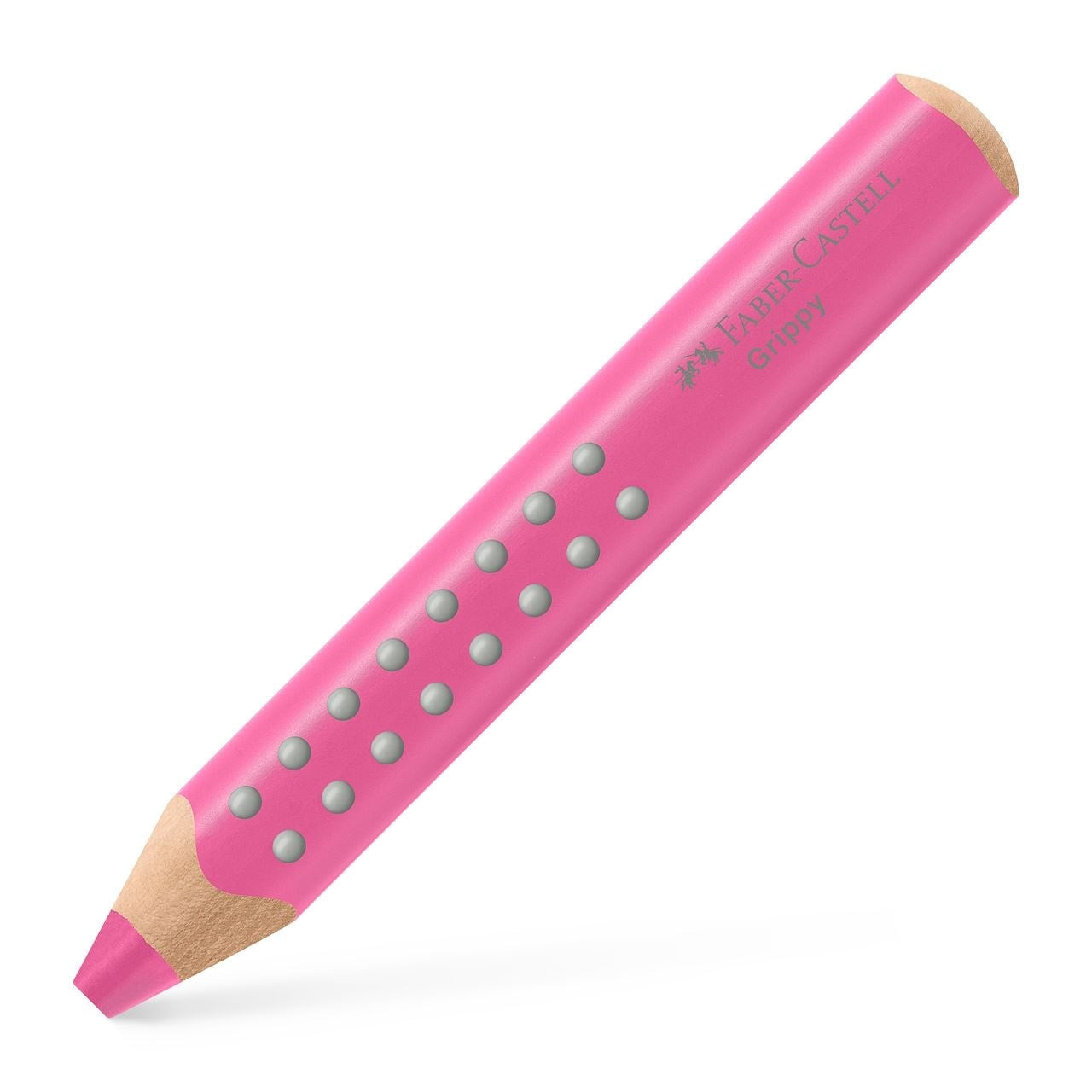 Faber-Castell Grippy Buntstifte – Jumbo, Aquarell, Dreikant, Einzelstift Bonbonrosa