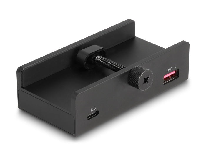 DeLOCK 64262 USB-Hub – USB-A, 2× USB-C, für Windows/Mac/Linux