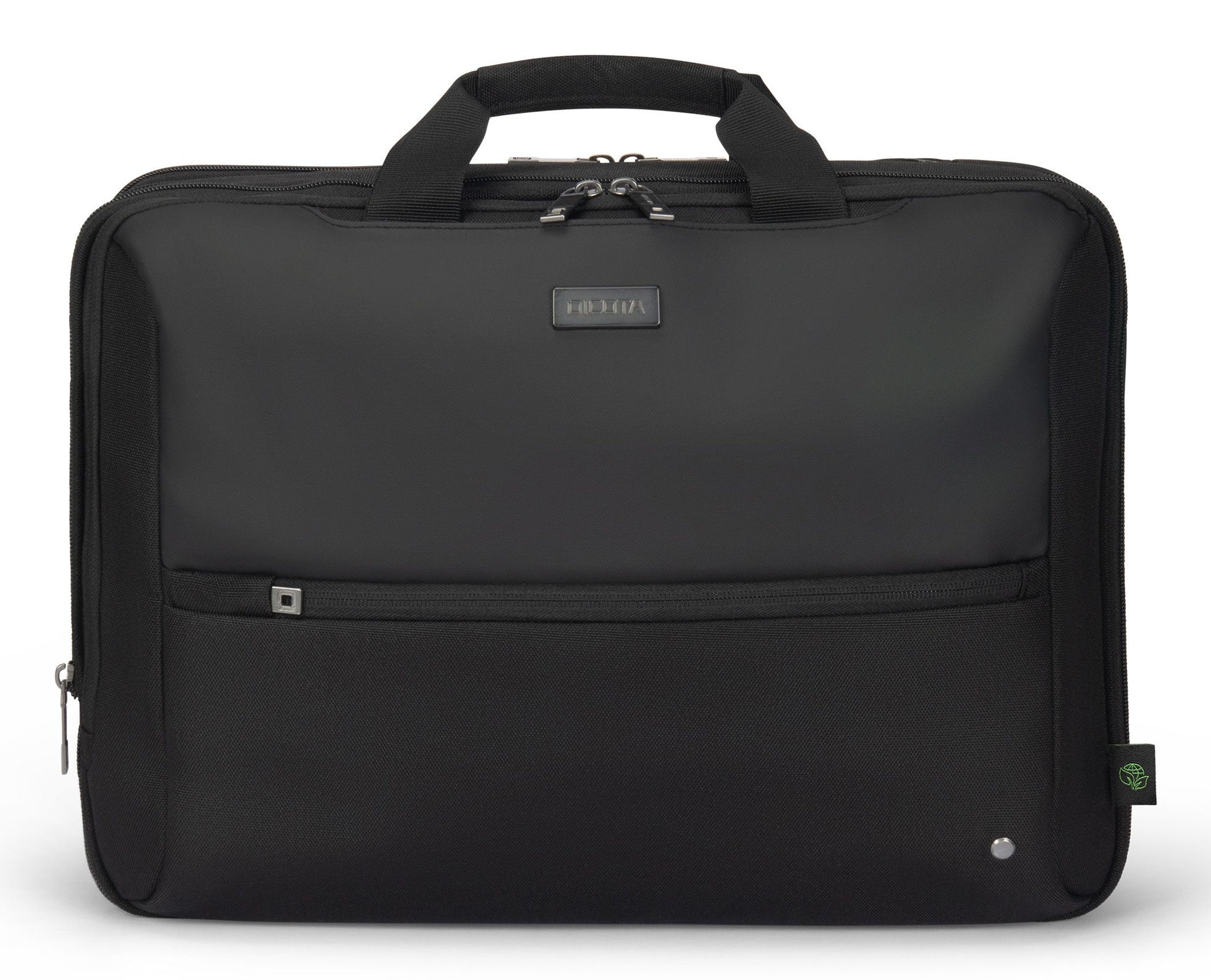 DICOTA Notebook-Tasche für Notebooks bis 16" – verschliessbar, mit Schultergurt – Schwarz