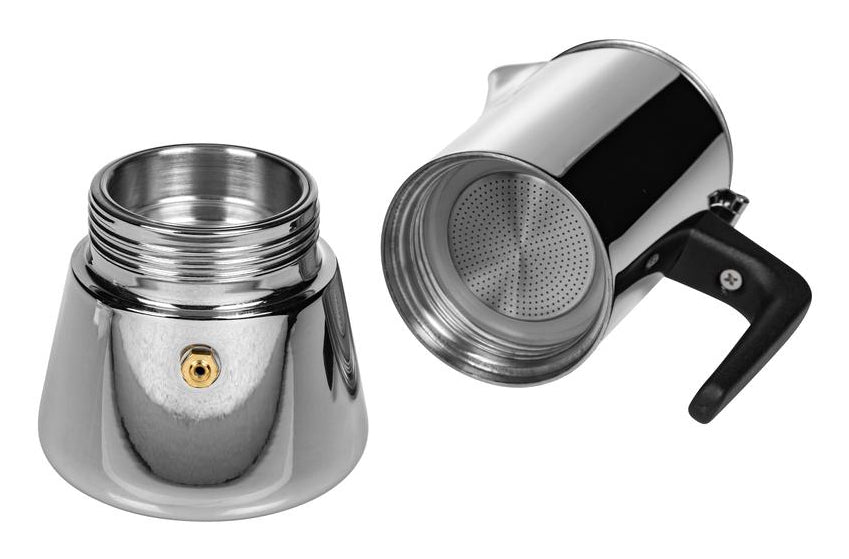 Furber. Furber French Press / Kaffeebereiter – 0,2 l, 4 Tassen, Edelstahl, 9,5 × 20,0 × 13,5 cm