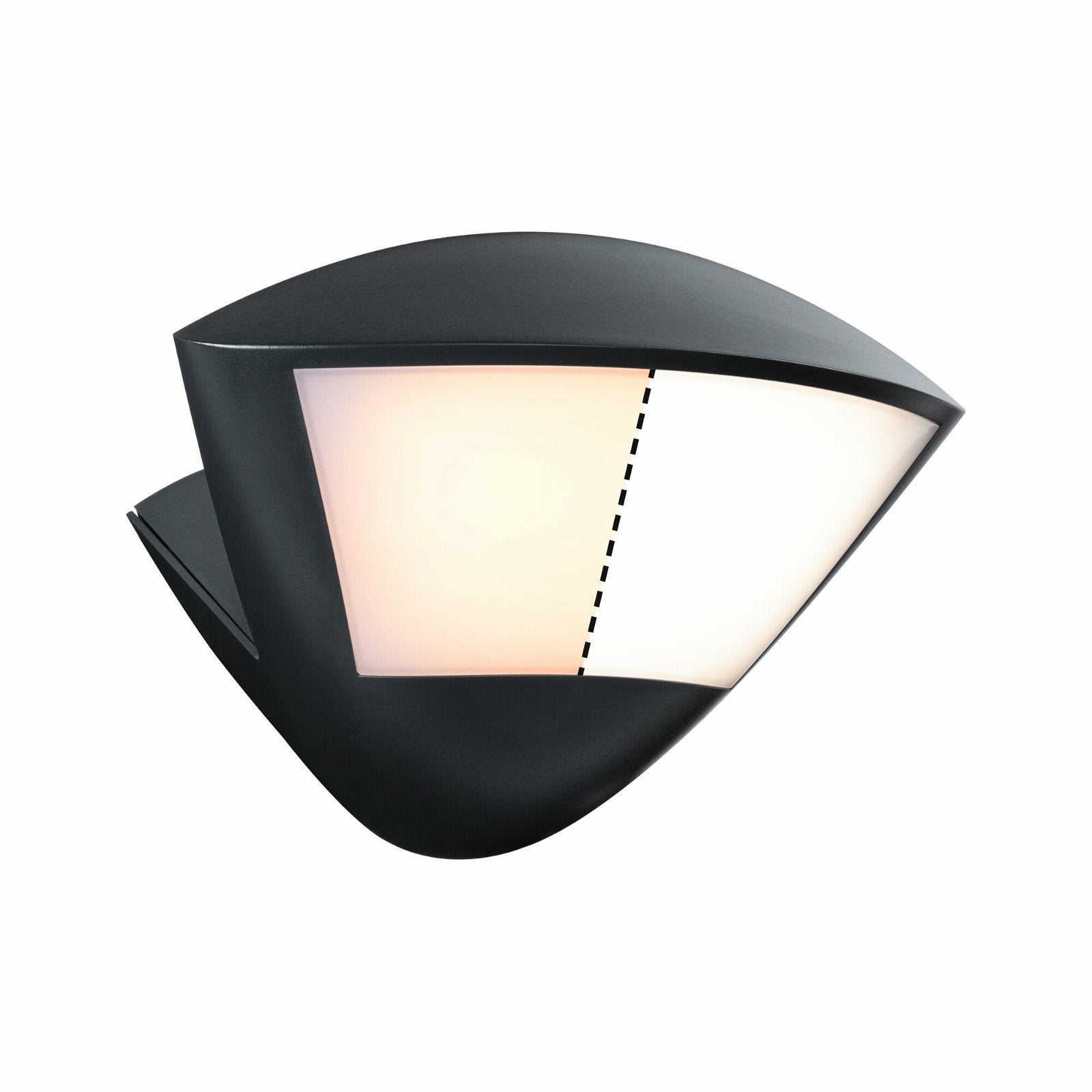 Paulmann Aussenwandleuchte – IP44 – Netzbetrieb – für ZigBee 3.0 – mit Bewegungsmelder – Anthrazit, Aluminium
