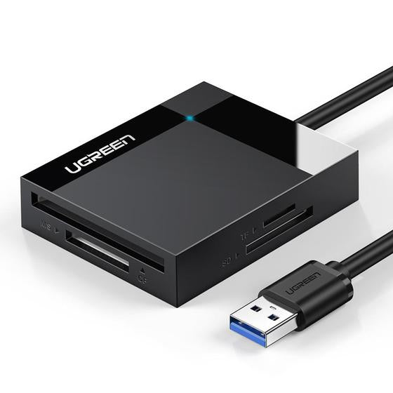 Ugreen 30333 All-in-One Kartenleser – USB, 5'120 Mbit/s – für SD/microSD (TF), CF, MS