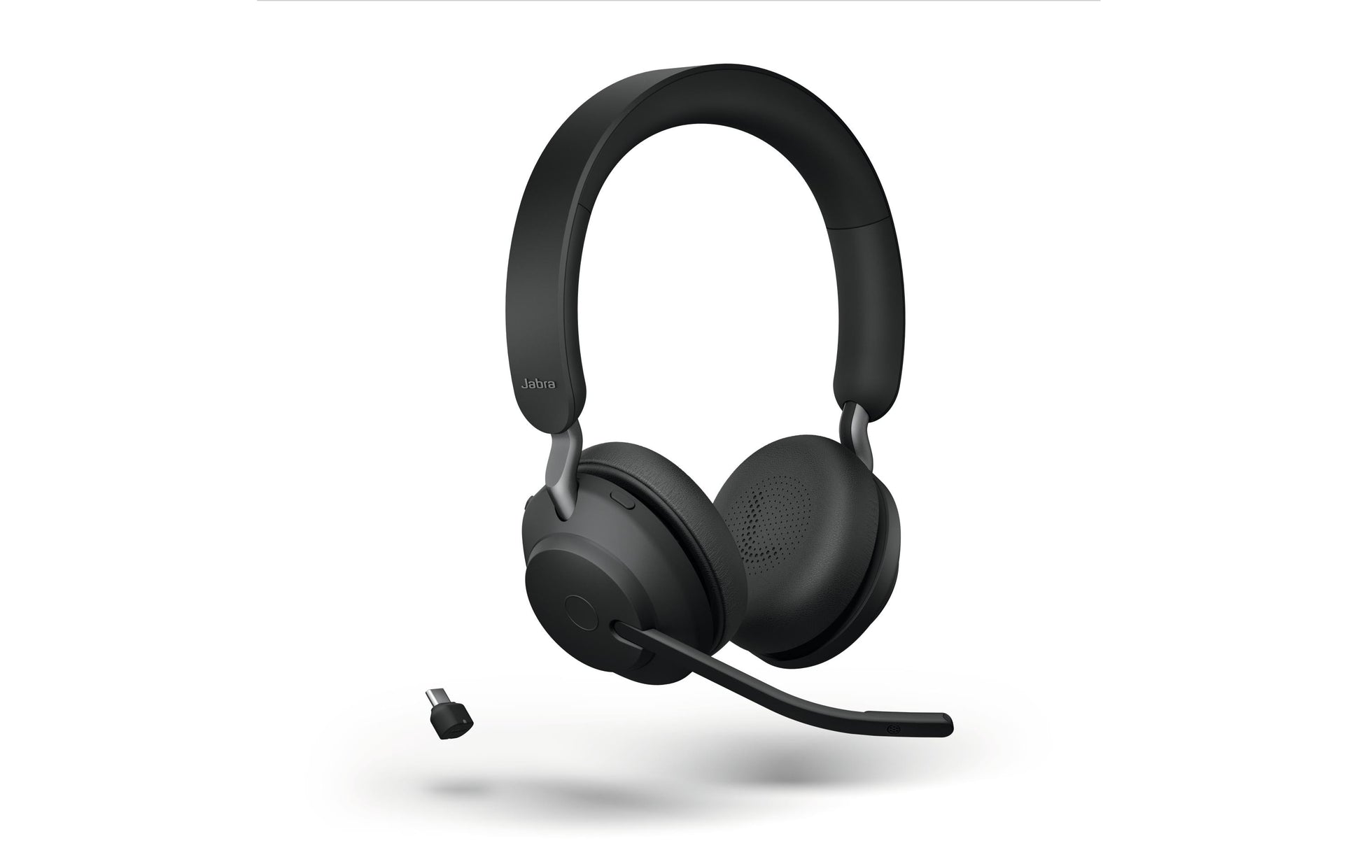 Jabra Evolve2 65 + Link 380c UC – Duo Headset – Bluetooth, USB-C – Schwarz