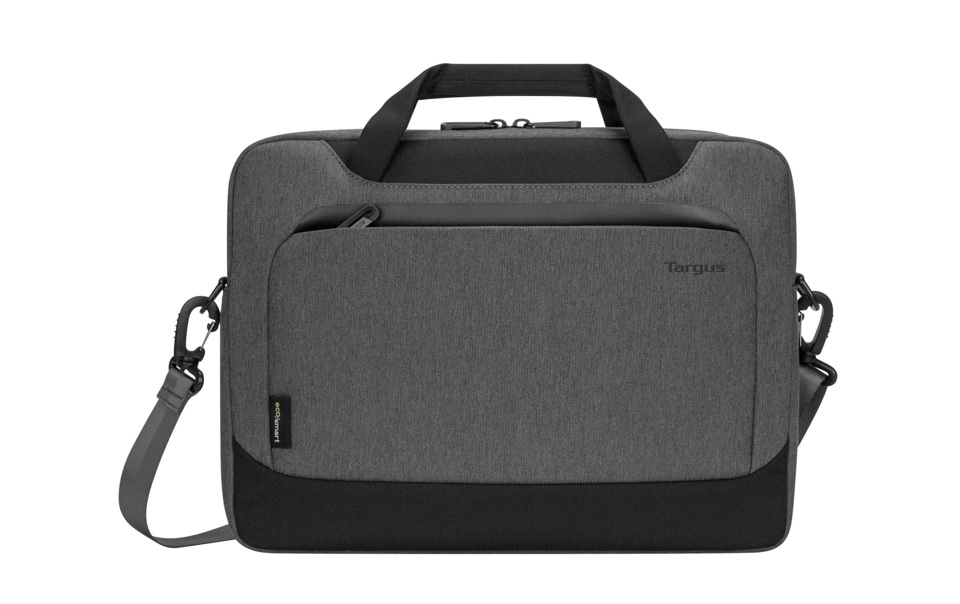 Targus Cypress EcoSmart Notebook-Tasche bis 14" – Abnehmbarer Schultergurt, Fronttasche – Grau