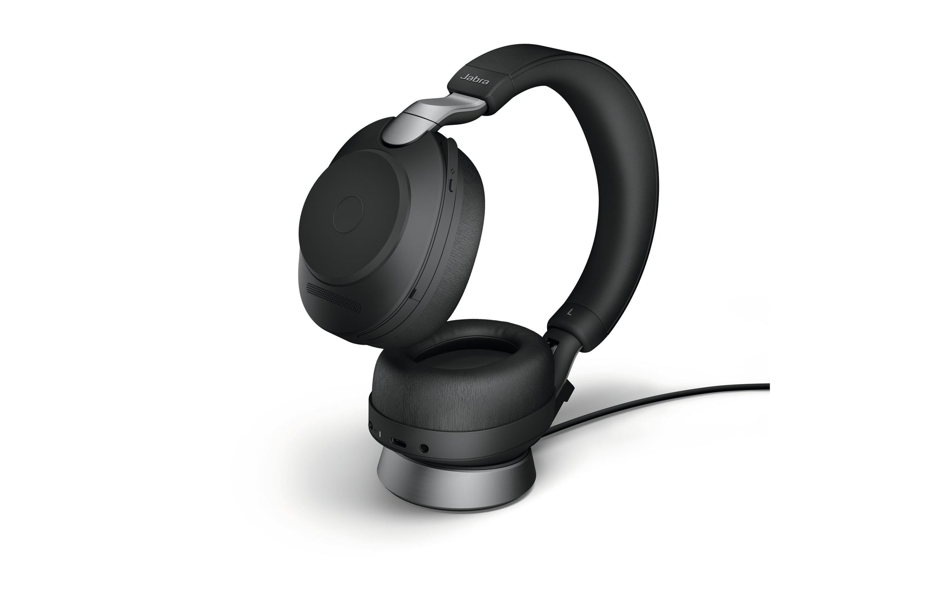 Jabra Evolve2 85 Link380C UC – Duo Headset Over-Ear – USB-C, Bluetooth (inkl. Link 380C-Dongle) – Schwarz