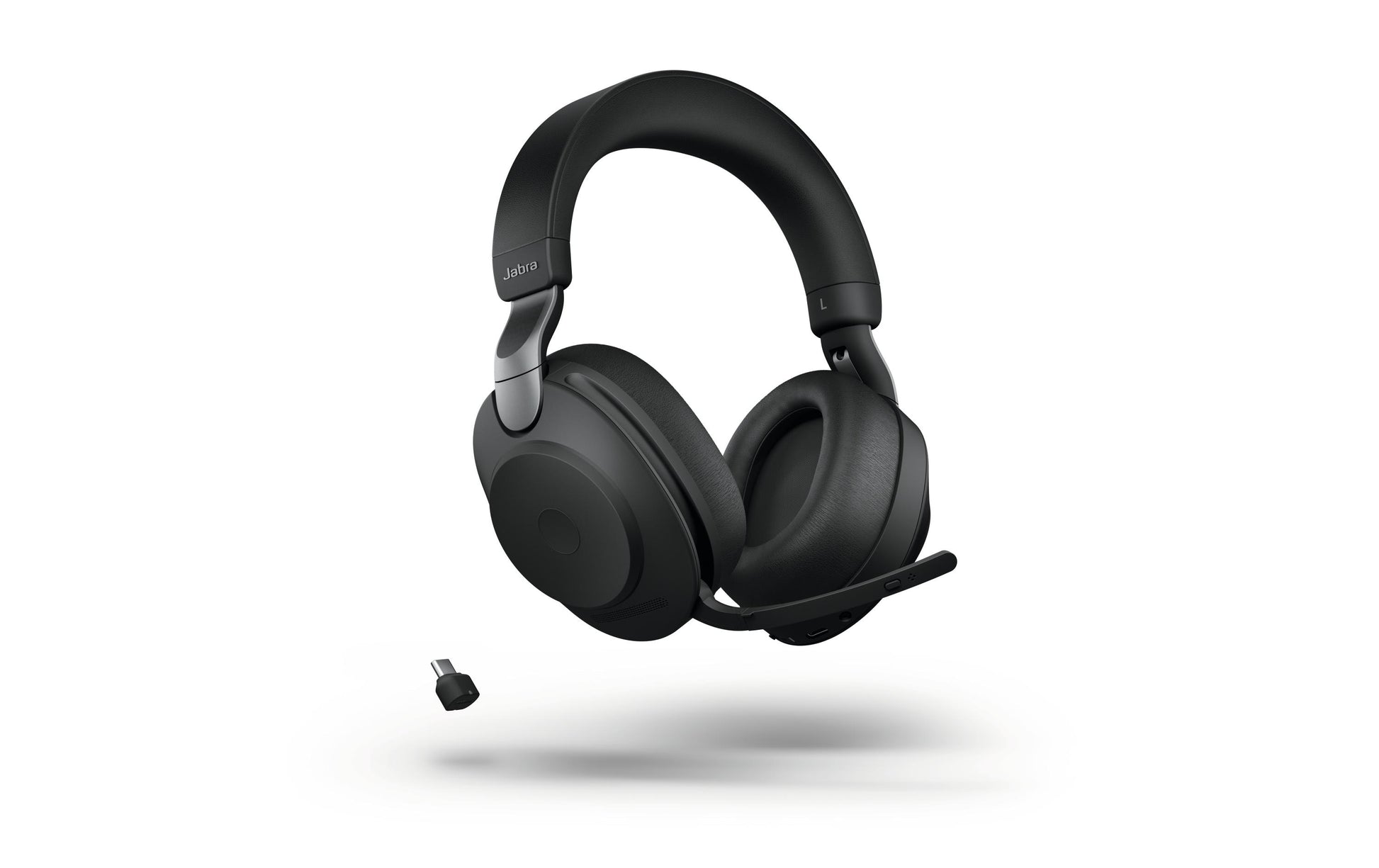 Jabra Evolve2 85 Link 380c – Duo Headset, Over-Ear – Bluetooth, ANC – Schwarz