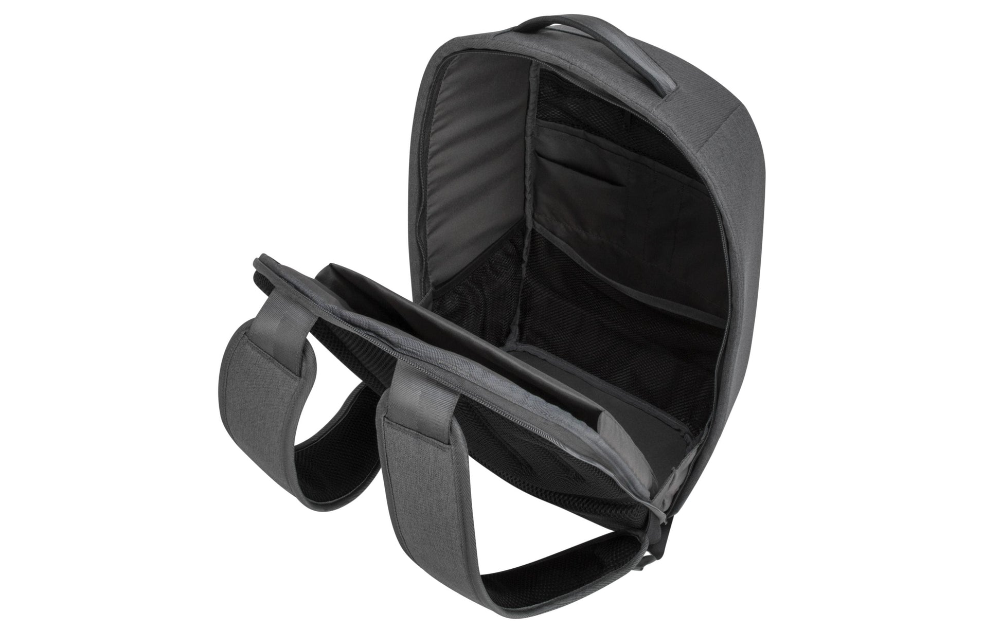 Targus Notebook-Rucksack bis 15,6" – 21 l, Schwarz/Grau