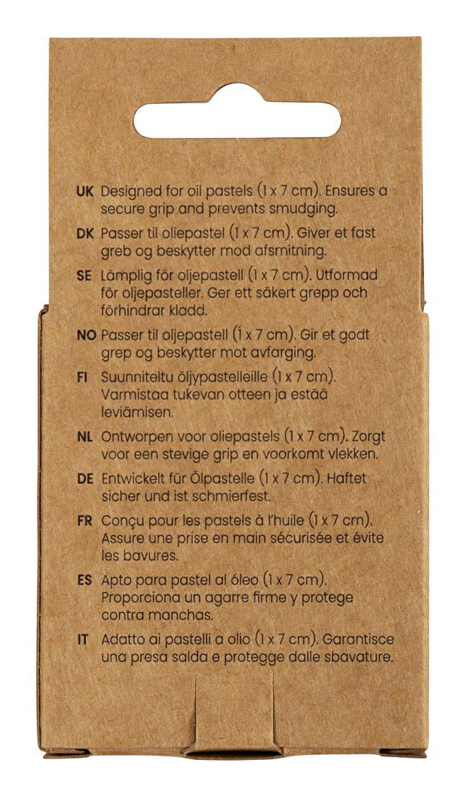 Creativ Company Ölpastellfarbenhalter – Polypropylen (PP), Ø 10 × 62 mm, 3er-Set