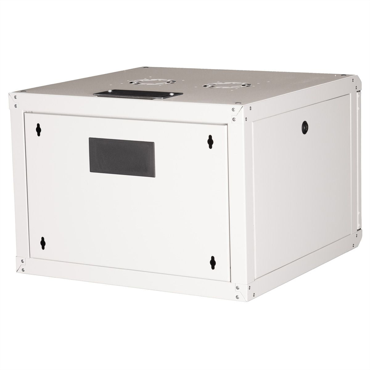 ROLINE Pro – 19" Wandverteiler 7U, IP20, abschliessbar, 600 × 600 × 418 mm, lichtgrau