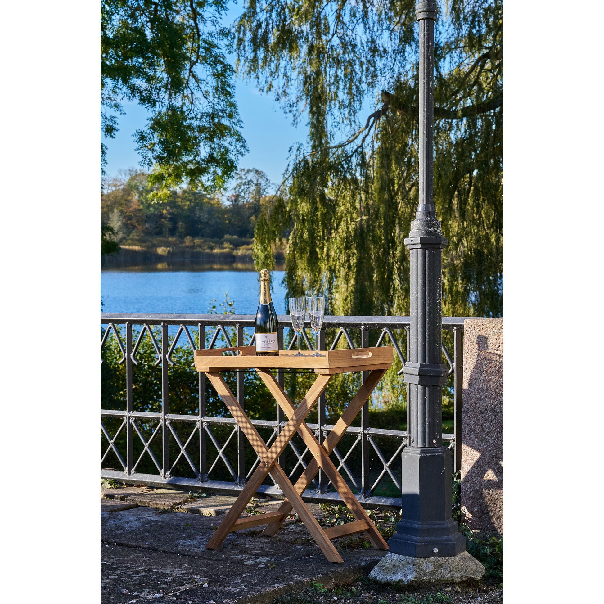 House Nordic TV-Möbel 7501006 – 40 × 60 × 70 cm, rechteckig – Teakholz – holzfarben