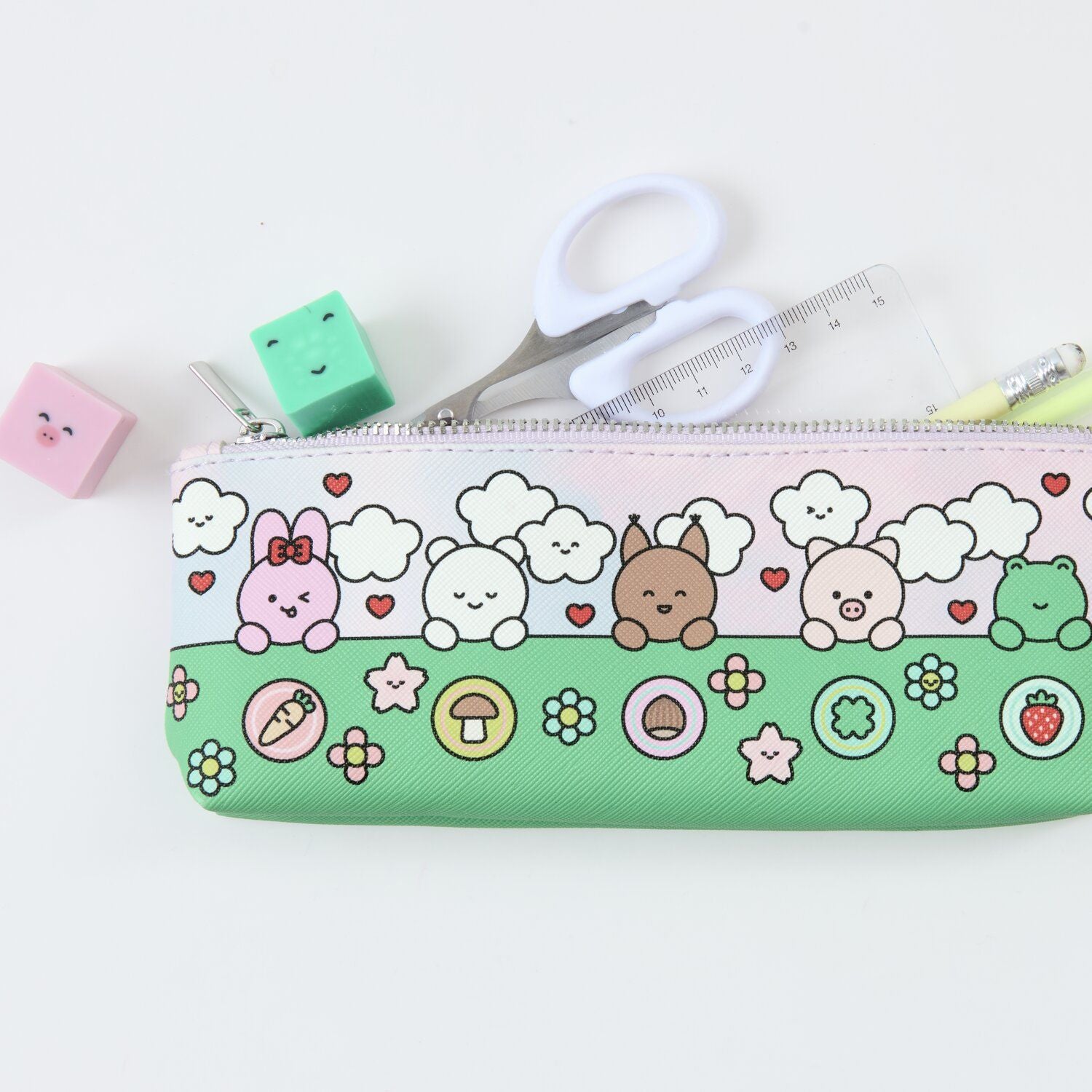 Rico Design Chingu – Schlamperetui, Mehrfarbig, Kunstleder, 20 × 6,5 × 6,5 cm