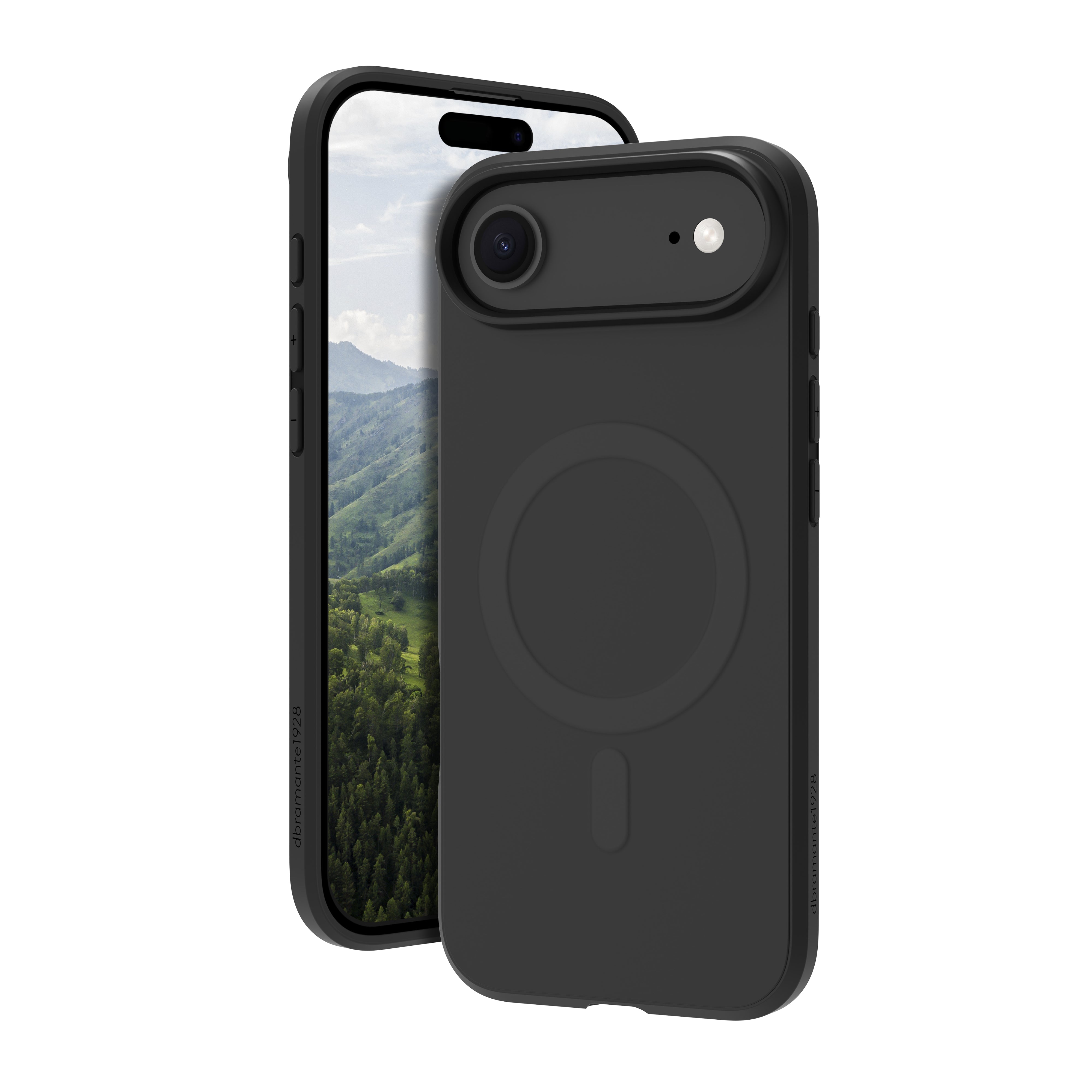 dbramante1928 Greenland Pro MS Backcover – für Apple iPhone 17 Air, Recycling-Kunststoff, schwarz
