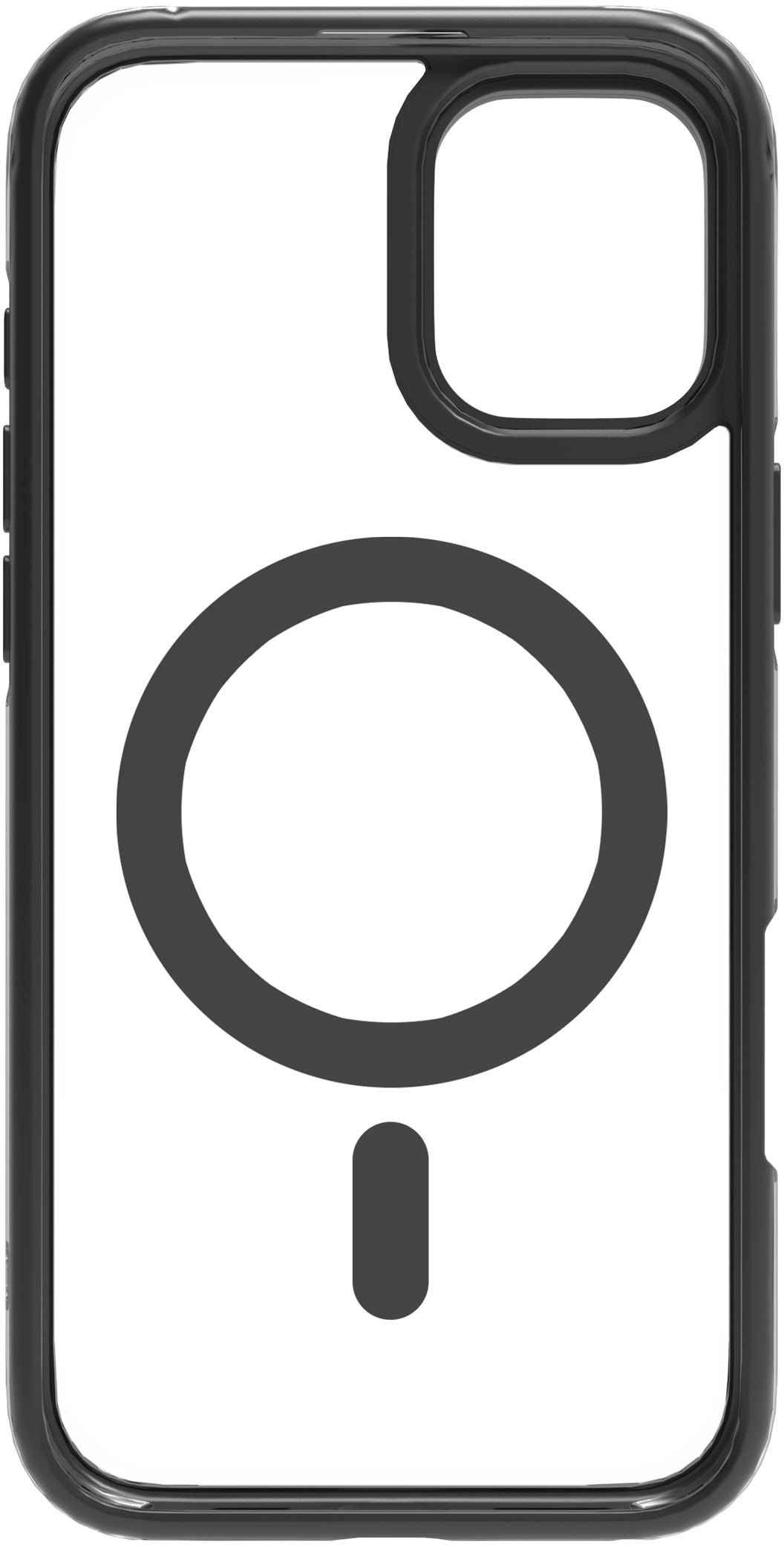 eSTUFF INFINITE (GRS) HELSINKI Backcover – für Apple iPhone 16, MagSafe, PC+TPU, schwarz