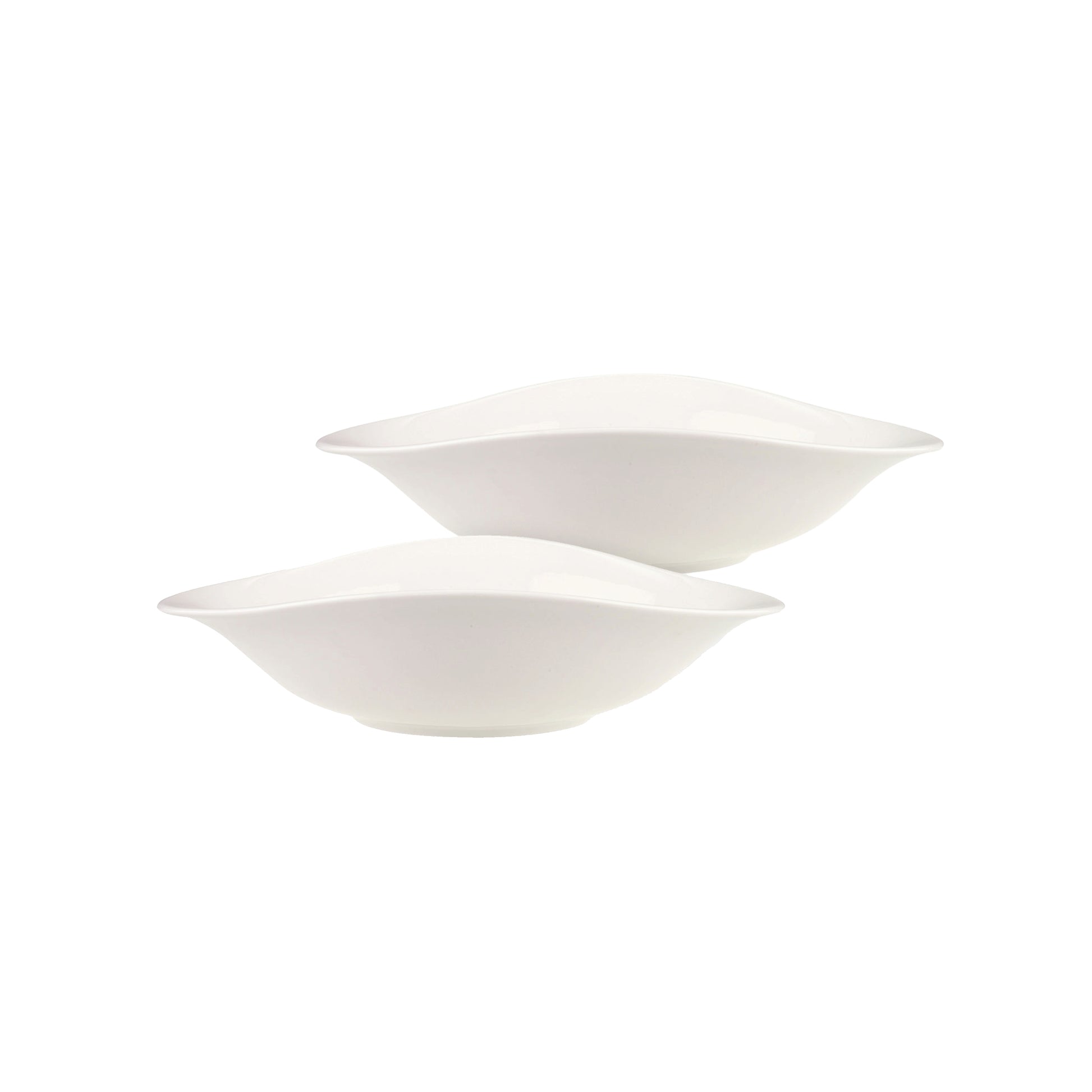 Villeroy & Boch Pastateller – 2er Set, 440 ml, 21 × 26 × 4,8 cm, Porzellan, spülmaschinenfest