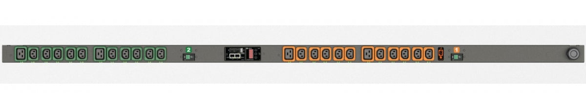 Vertiv MGS3EGB1 Geschaltete PDU 7300 W – 0U Senkrecht, SNMP – 24 AC-Ausgänge (C13/C19), RJ-45×1 – für 0U-Racks