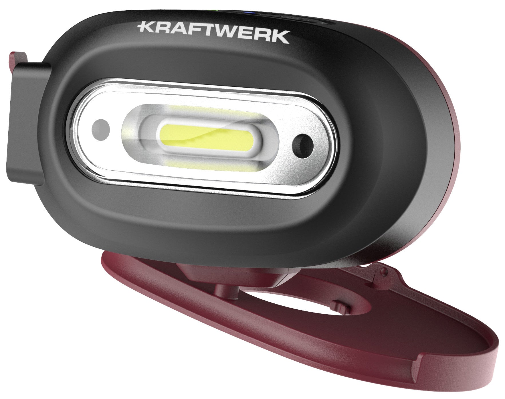 KRAFTWERK Stirnlampe COB 500 – 500 lm, IP44, Laufzeit 2,5 h – Schwarz