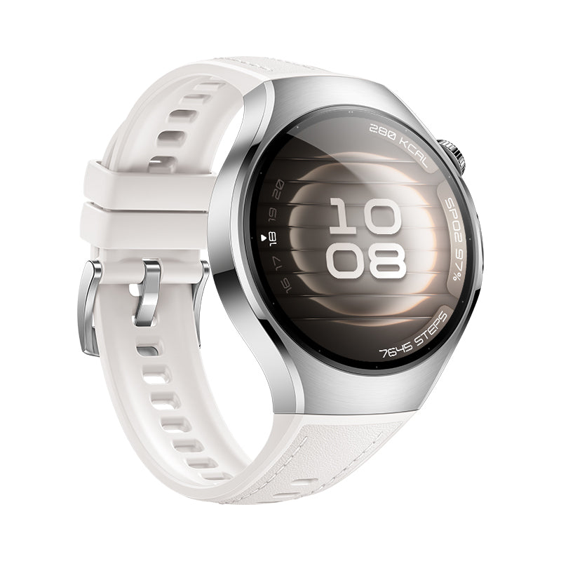 Huawei Watch 5 LTE – 42 mm, AMOLED, Edelstahl, Beige, 5 ATM