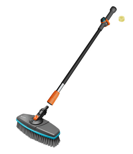 Gardena Reinigungsset Cleansystem – Teleskopgriff 163,0 cm, Kunststoff, grün/grau/orange