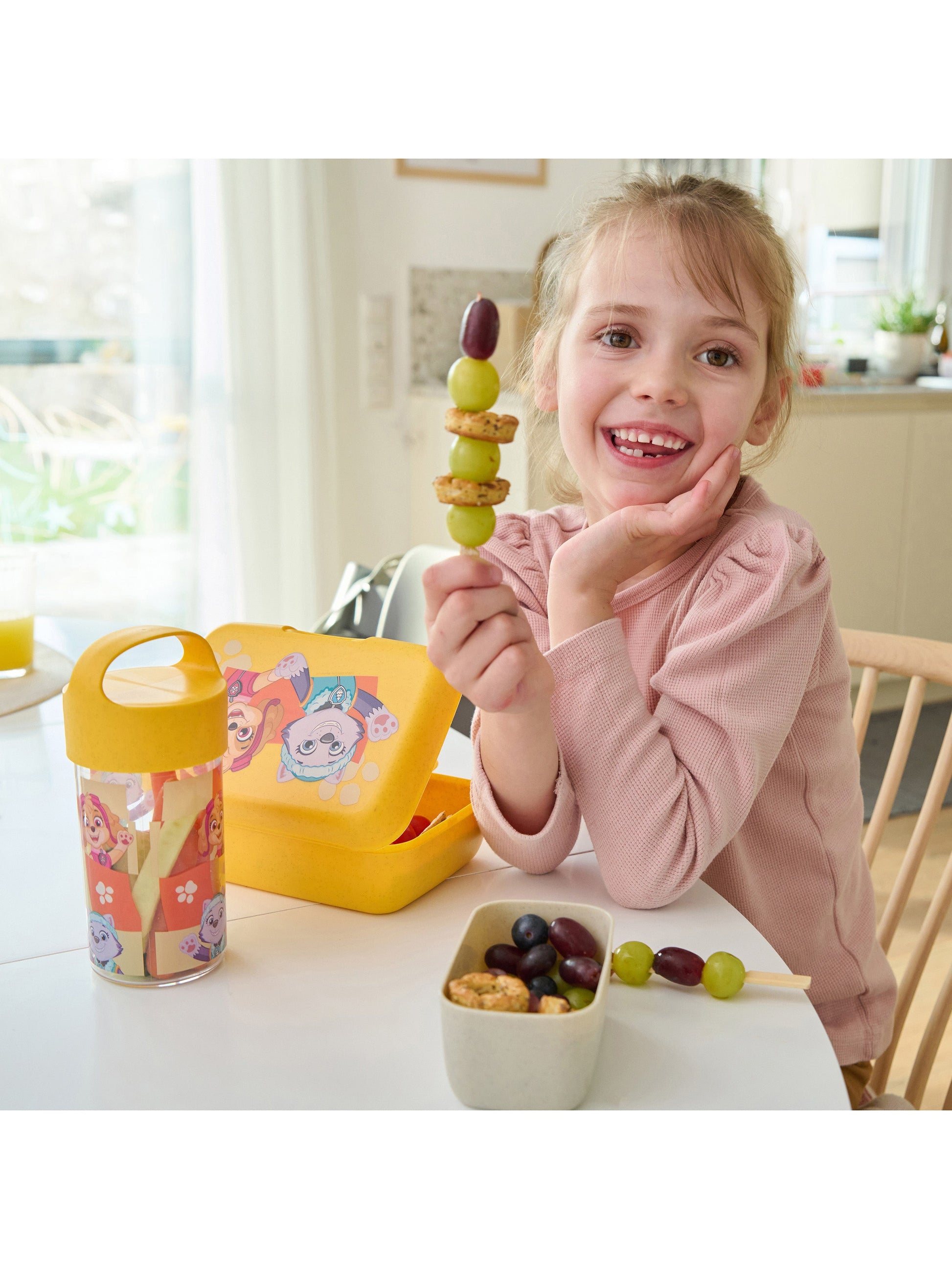 Koziol – Lunchbox, 19 × 13,5 × 6,5 cm, Biokunststoff, mehrfarbig, mit Paw Patrol-Motiv