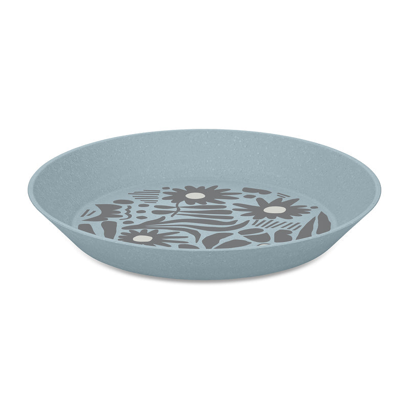 Koziol Vorspeisenteller Bloom – Ø 24,0 cm, H 3,3 cm, Kunststoff (biozirkulär), spülmaschinenfest, BPA-frei