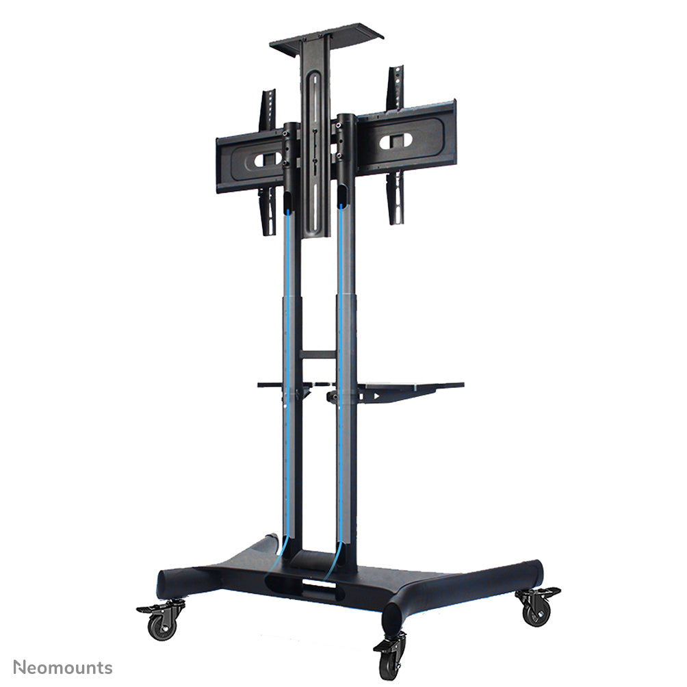 Neomounts NM-M1700BLACK – Trolley, höhenverstellbar, für 32–75", VESA 200×200–600×400, bis 50 kg, schwarz