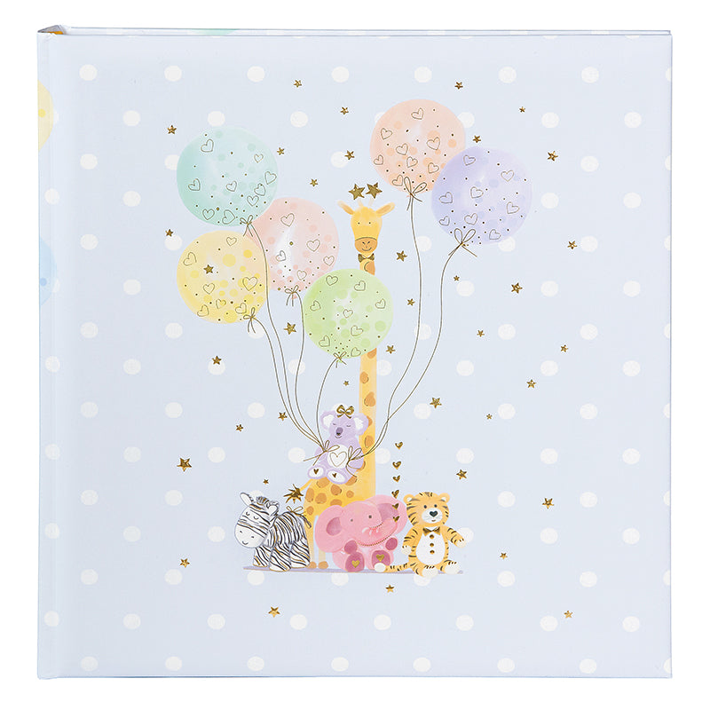 Goldbuch Babyalbum Balloon Party – für 100 × 150 mm, mehrfarbig, Pergamin, 300 × 310 mm