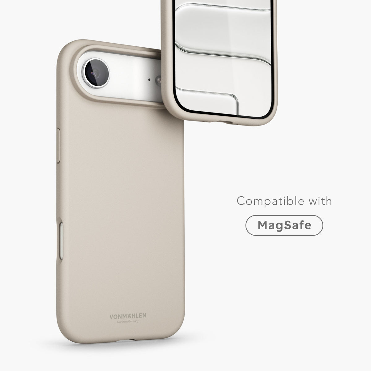 Vonmählen Backcover – für Apple iPhone 17 Air – beige – Silikon – MagSafe-kompatibel