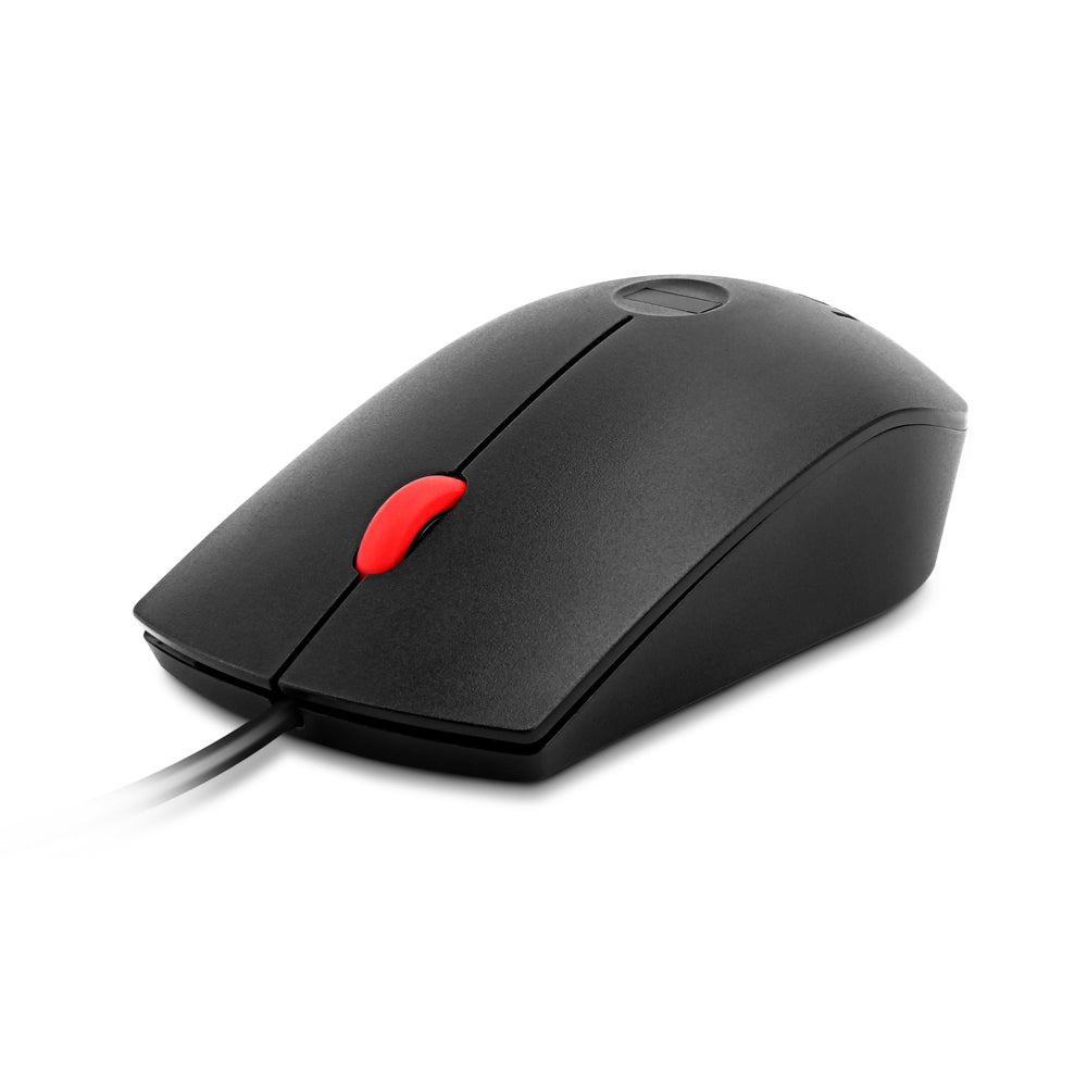 Lenovo 4Y51M03357 – Maus – Kabelgebunden (USB‑A), 1600 DPI, beidhändig, Schwarz