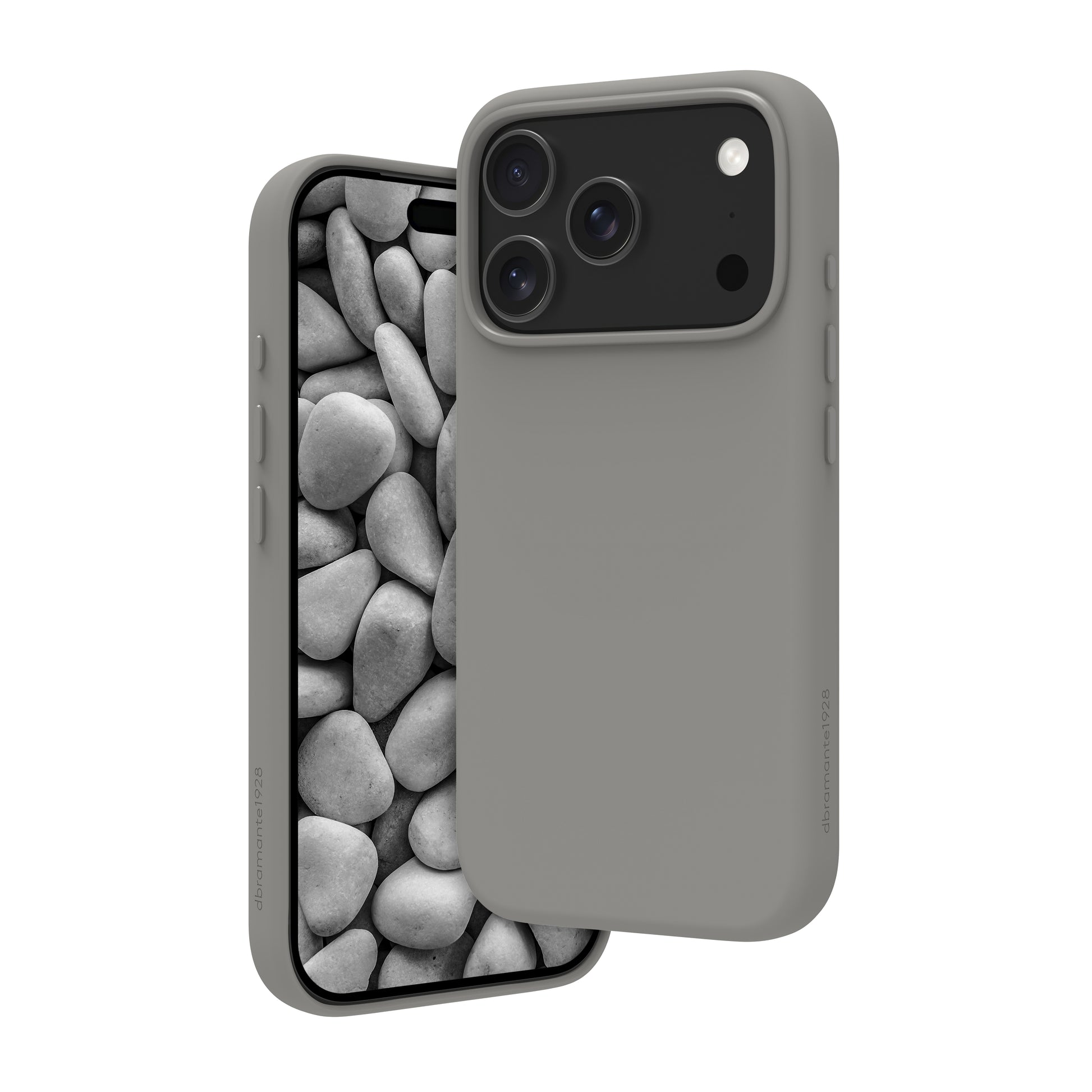 dbramante1928 Roskilde MS ICON Backcover – für Apple iPhone 17 Pro, MagSafe, Kunststoff, Grau