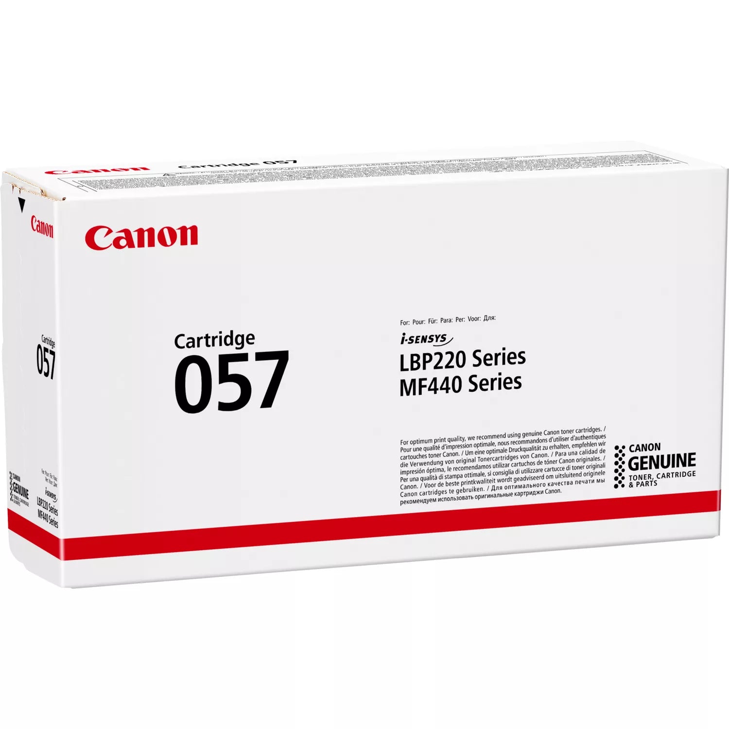 Canon Toner 057 – schwarz, 3100 Seiten – für Mono-Laserdrucker/Multifunktionsgeräte