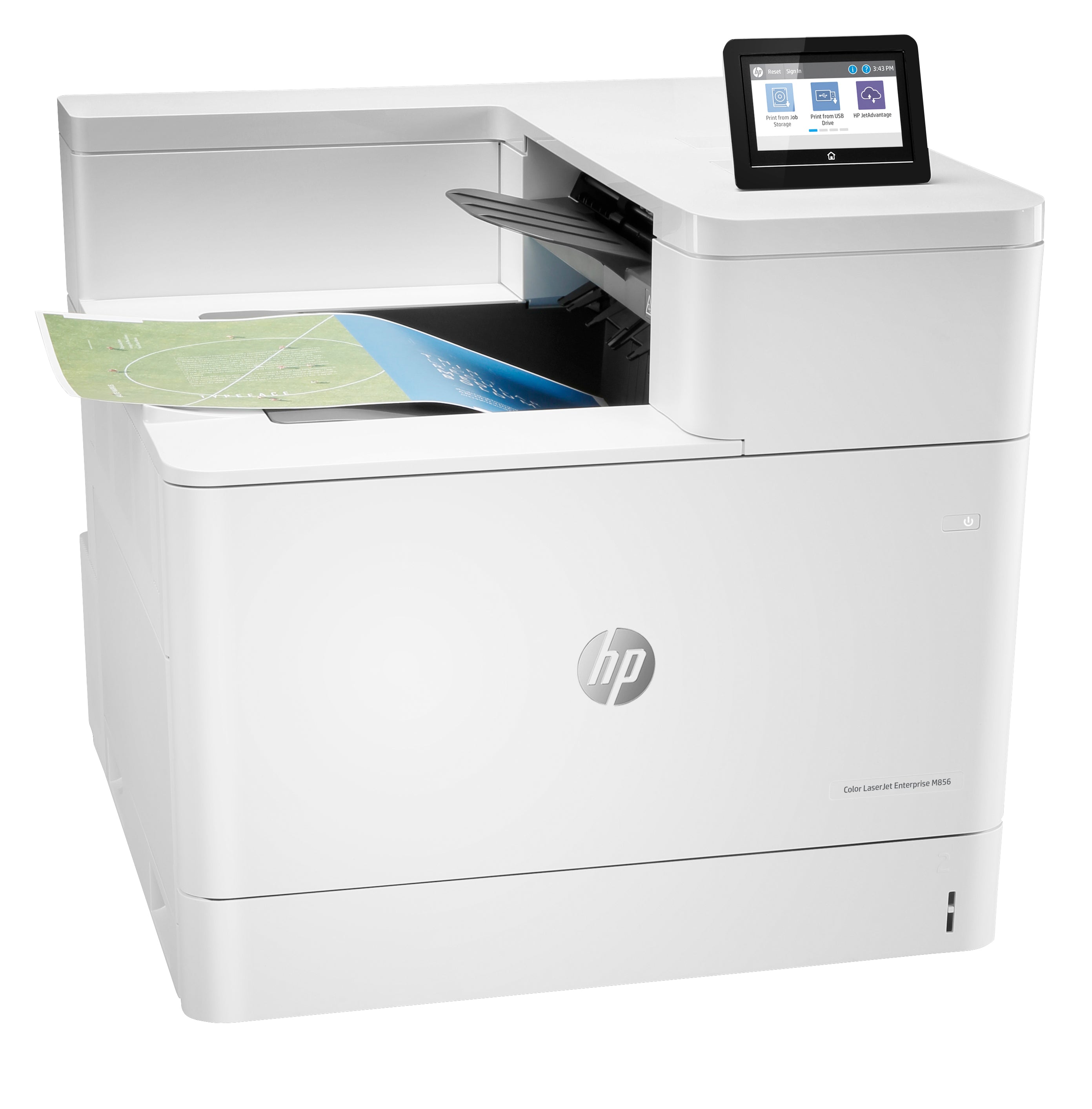 HP LaserJet Enterprise M856dn – Farbe
