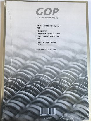 Ofrex Einbandfolie – für Fastback – transparent, PET – 100 Stk.