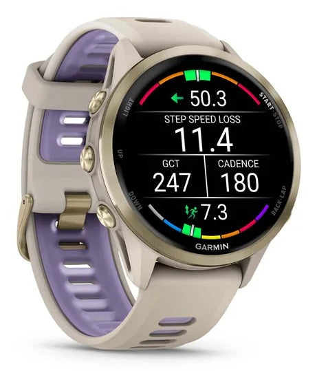 Garmin Forerunner 970 – GPS-Smartwatch – 47 mm, 1,4", GPS, AMOLED, Saphirglas, 5 ATM, Violett, Sportarmband