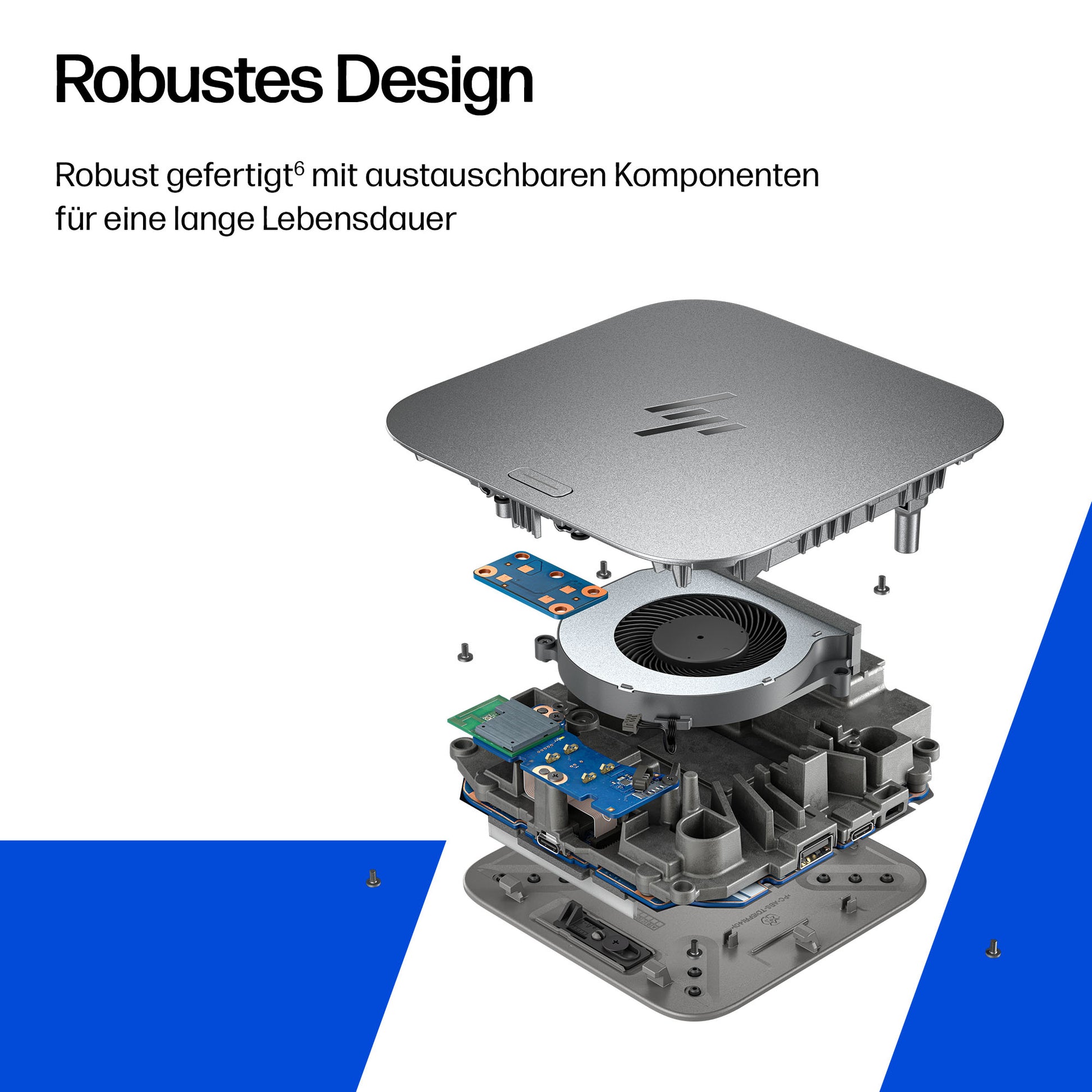 HP G6 Dockingstation – Thunderbolt 4, 1× HDMI, 3× USB-A, 2× USB-C, 100 W PD, 2.5GbE, für Windows/macOS/Linux