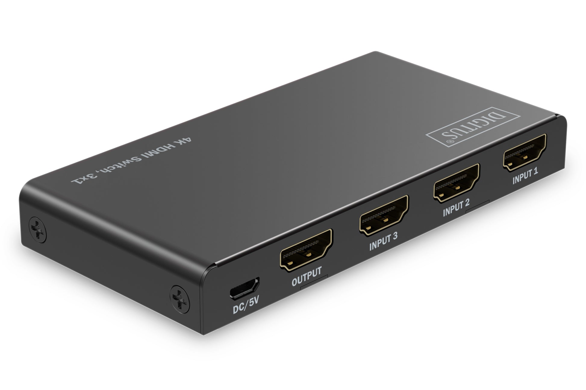 Digitus HDMI-Switch, 3×1, 4K 60 Hz, HDCP 2.3