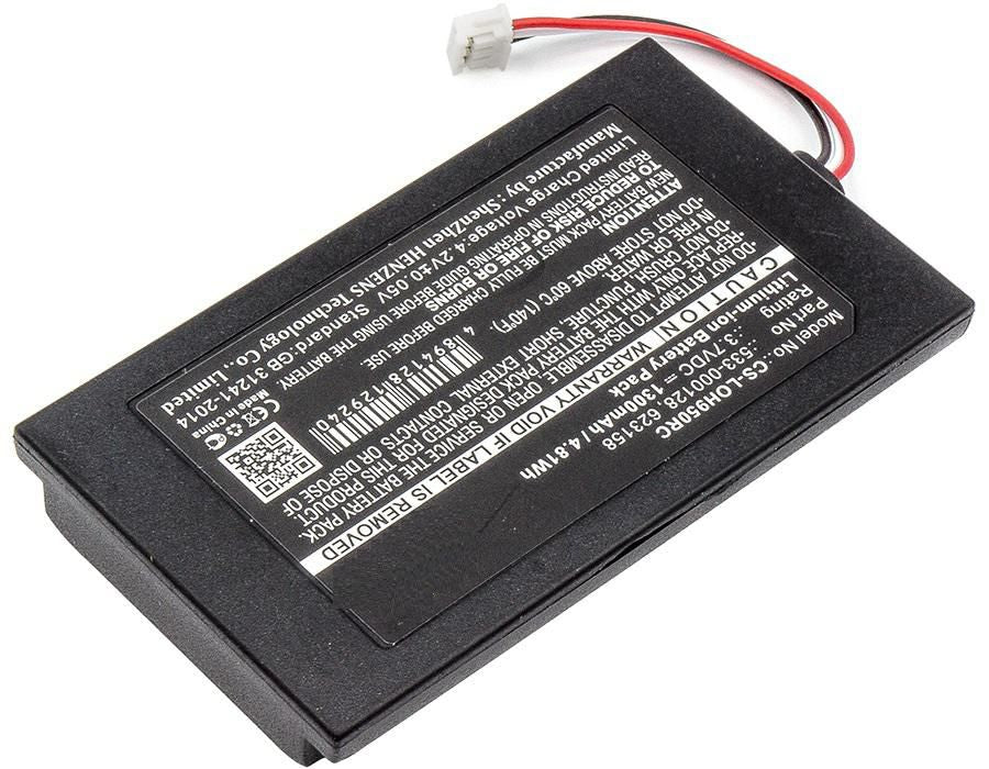 CoreParts Akku für Fernbedienung – für 915-000257, 915-000260, Elite, u. a., 3,7 V 1300 mAh (4,81 Wh)