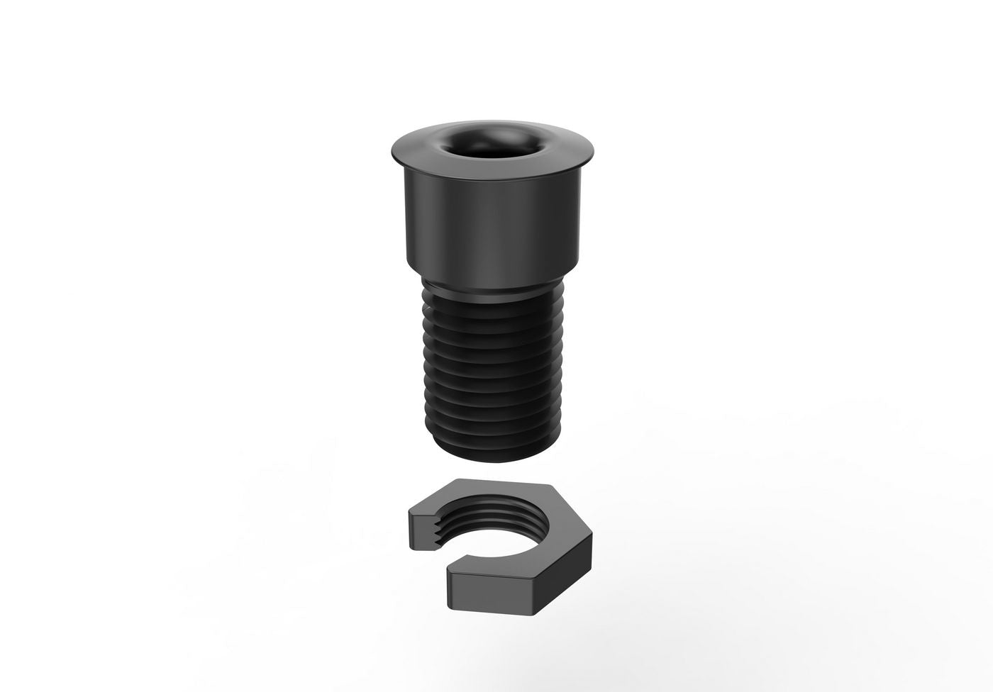Vivolink VLDG22-B – Kabeldurchführung, Masse 67×31×24 mm, Schwarz