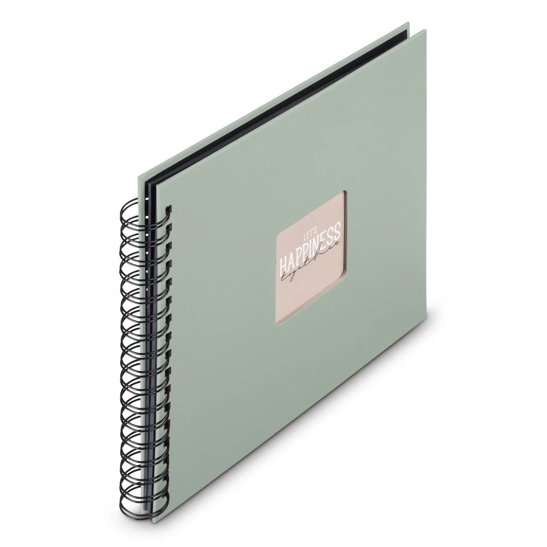 Hama Fotoalbum Wiro Fine Art – Salbei, mit Pergaminzwischenblättern, Papier, 280 × 240 mm