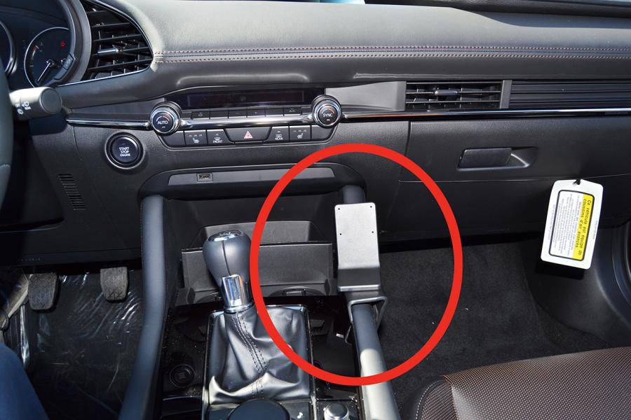 Brodit Auto-Halterung, Klemmhalterung – für Smartphone – Schwarz, ABS