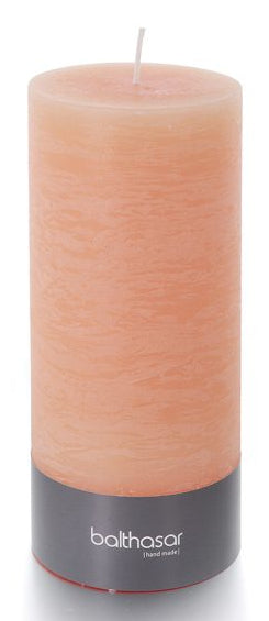 Balthasar Zylinderkerze – Ø 9 × 20 cm – Paraffin, Aprikose – 120 h