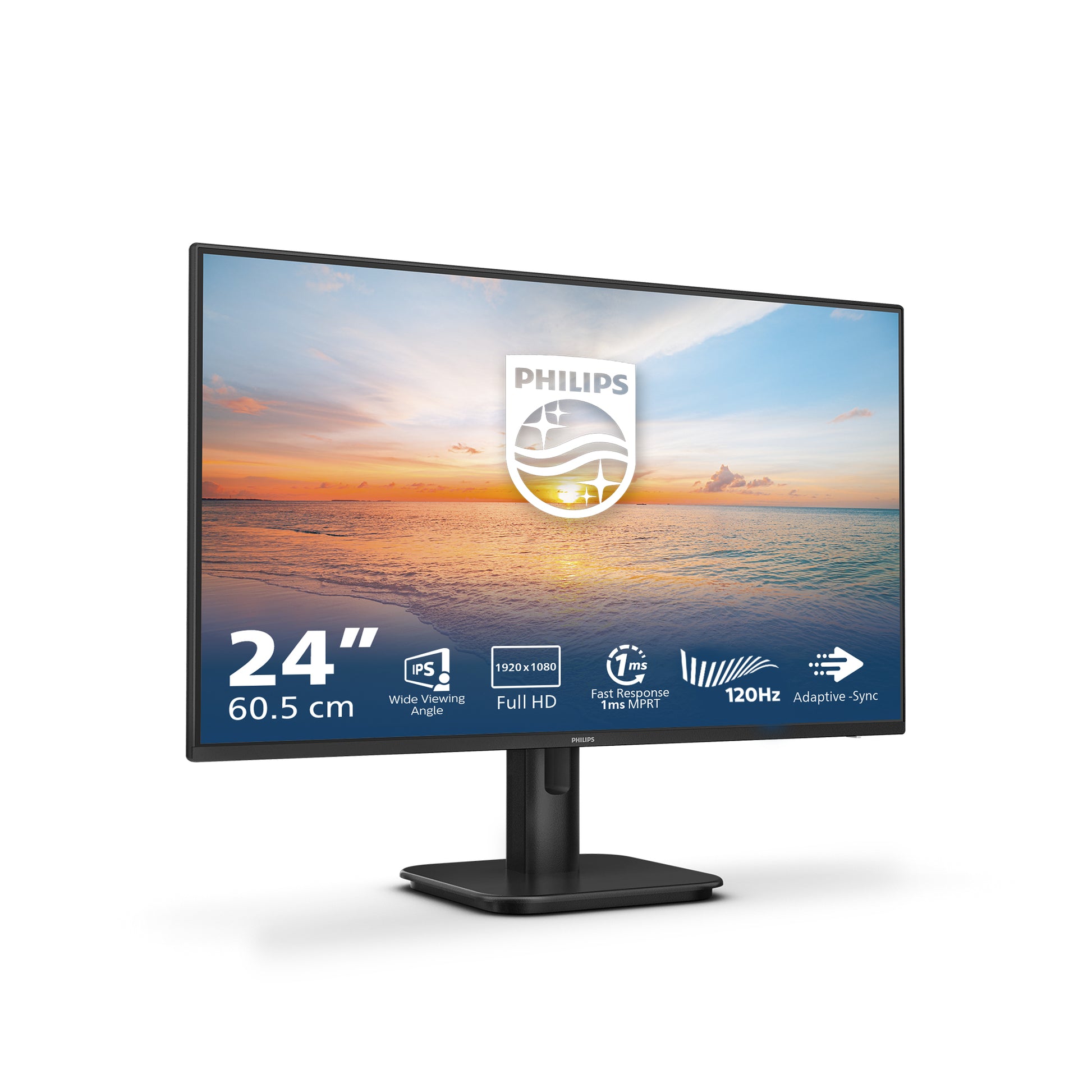 Philips 24E1N1100A/00 – Monitor, 23,8", 1920 × 1080 (Full HD), IPS, 100 Hz, 250 cd/m², VESA 100 × 100, Schwarz