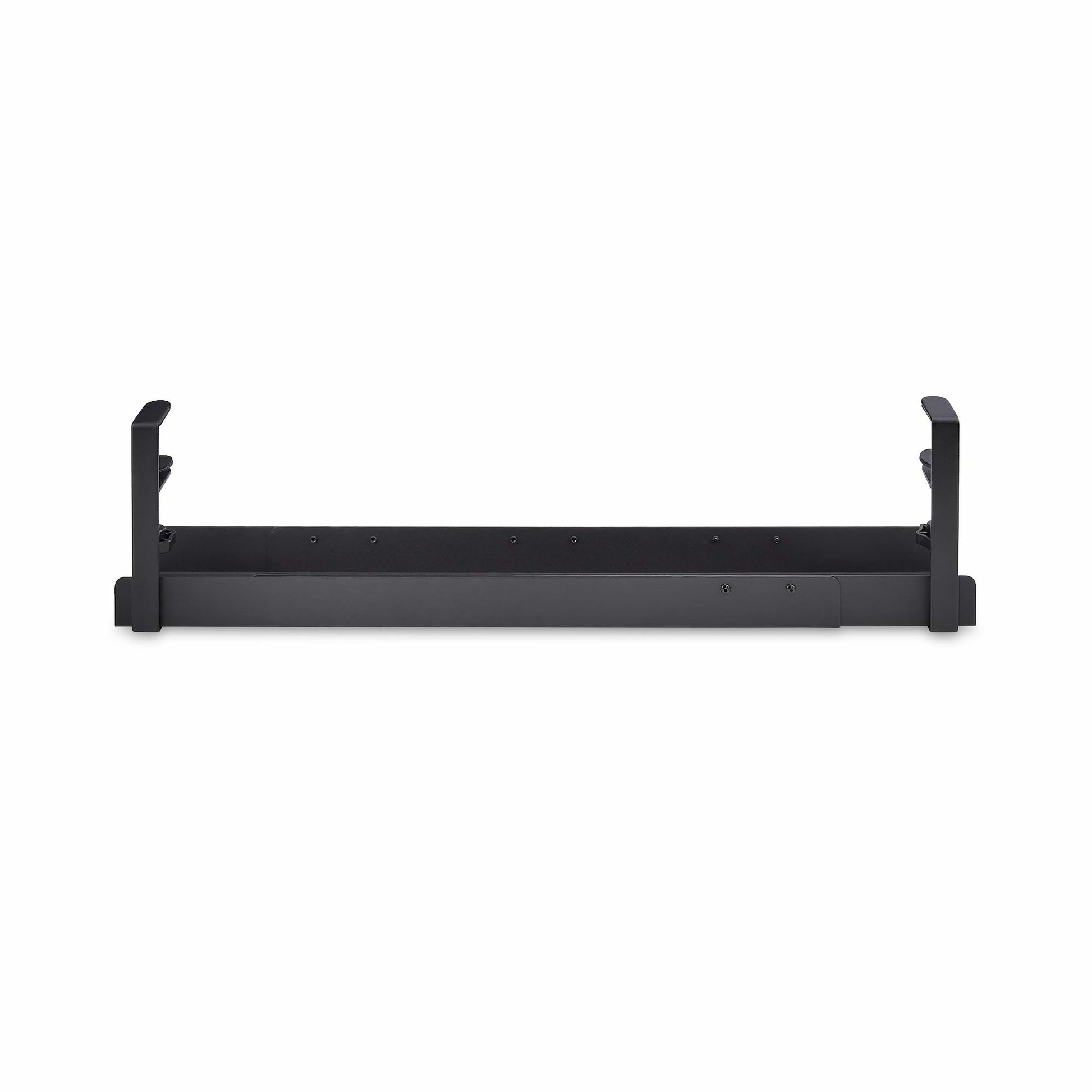StarTech.com Untertisch-Kabelwanne – 105 × 80 × 207 mm – Stahl – Schwarz, ohne Bohren, 5 kg Traglast