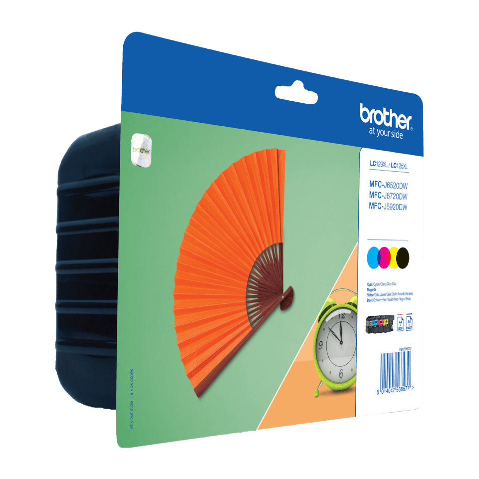 Brother Tintenpatronen-Multipack CMYK, 4er-Pack, Original
