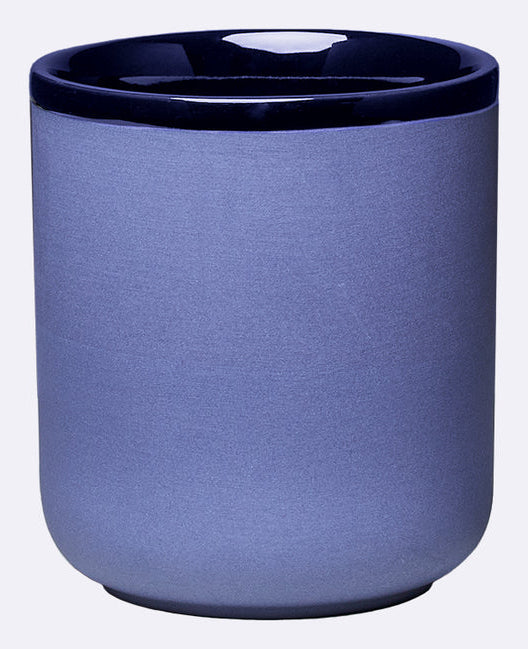 Chic-mic Teetasse Good Mood Night Owl – 380 ml, Porzellan, Dunkelblau, spülmaschinenfest, mikrowellengeeignet