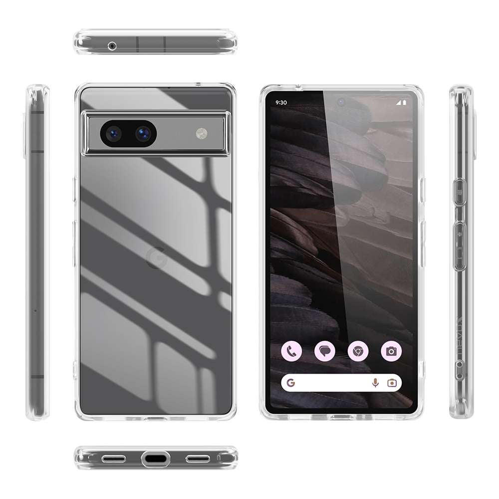 Nevox – Backcover – für Google Pixel 8A – Transparent – TPU/PC, stossgeschützt
