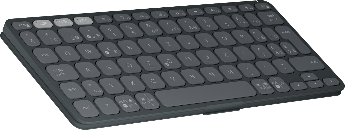 Logitech Keys-To-Go 2 – Tastatur, kabellos (Bluetooth), CH-Layout (DE-CH), Grau