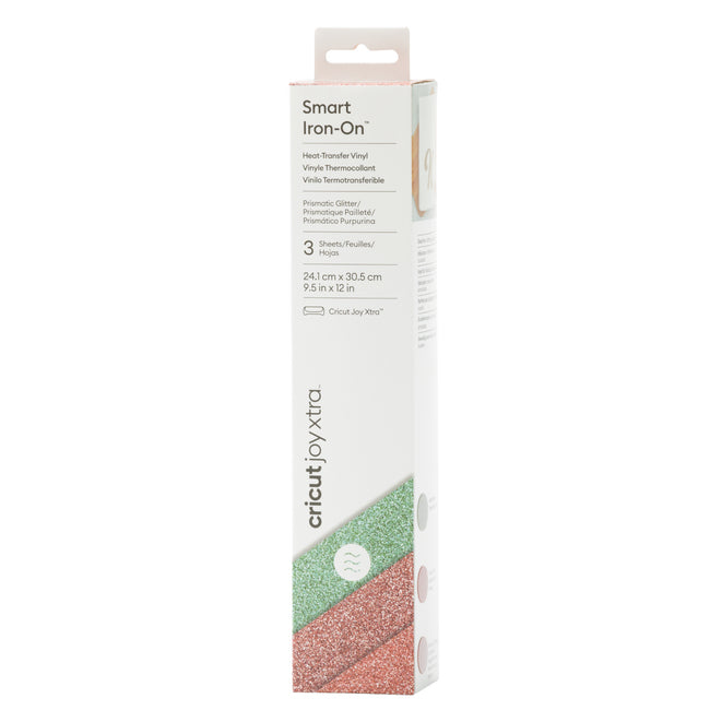 Cricut Aufbügelfolie – 3 Bögen – Koralle, Minze und Rotgold – 241 × 305 mm – für Joy Xtra Schneideplotter