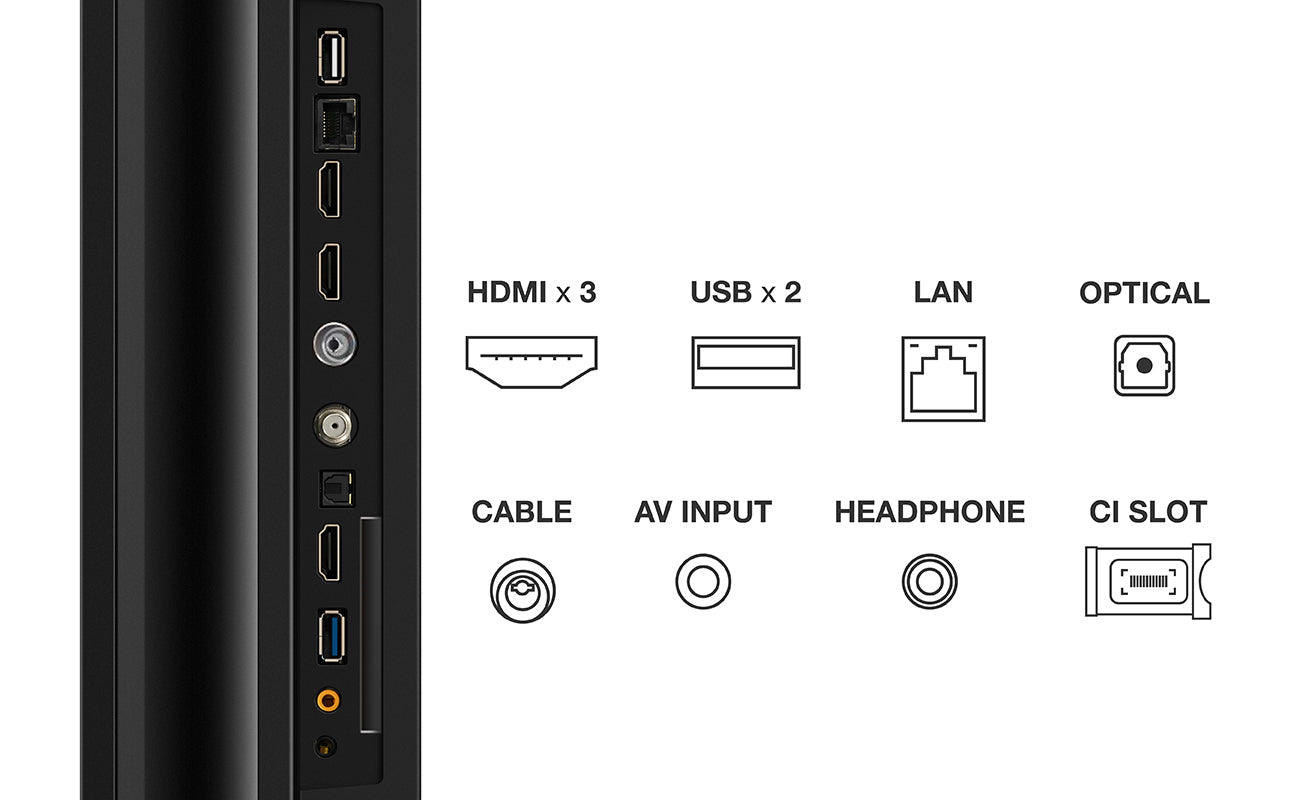 TCL 85P745 – 4K Ultra HD, Schwarz