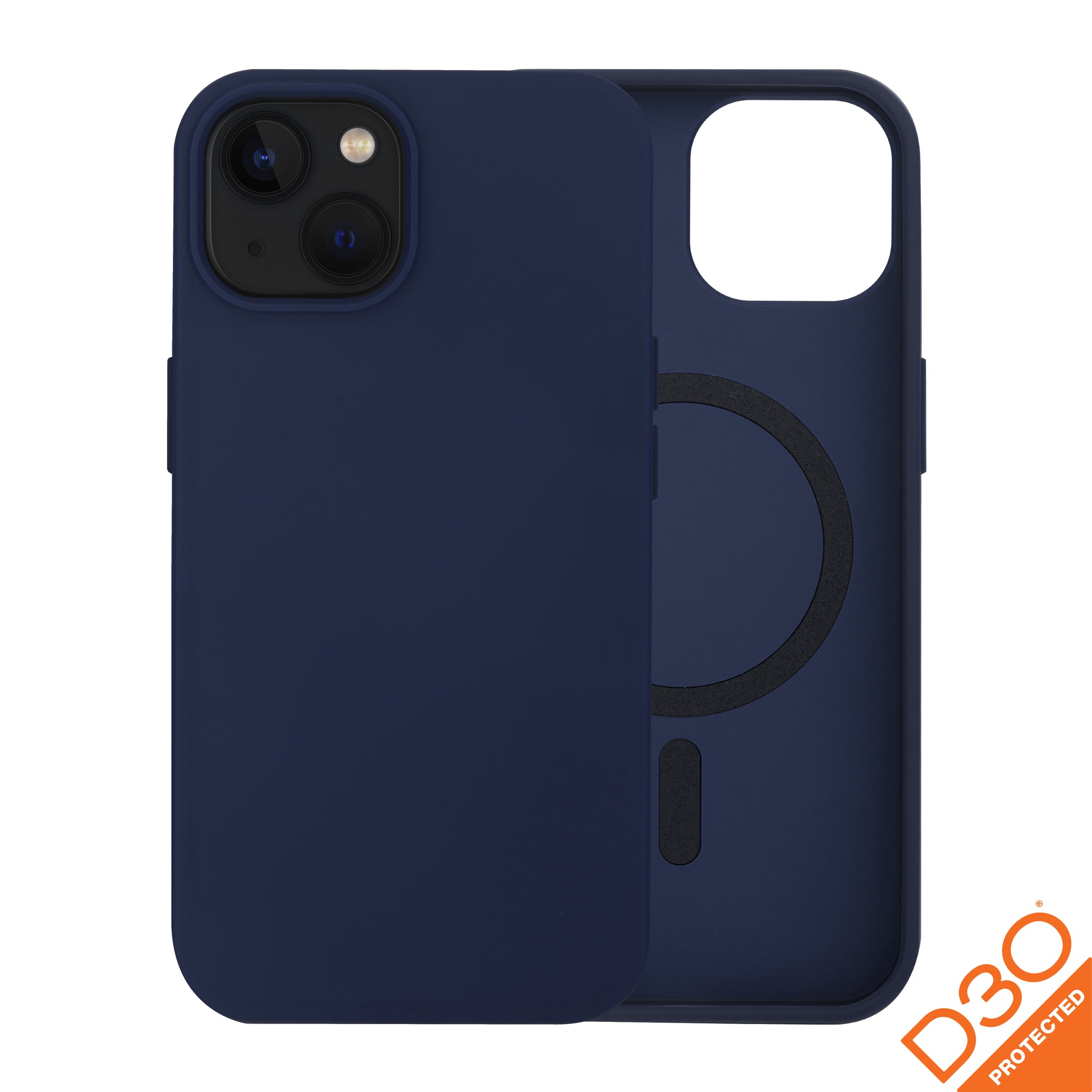 dbramante1928 Iceland D3O – Rückcover – für Apple iPhone 15/15 Plus, MagSafe, Recycling-Kunststoff, Blau