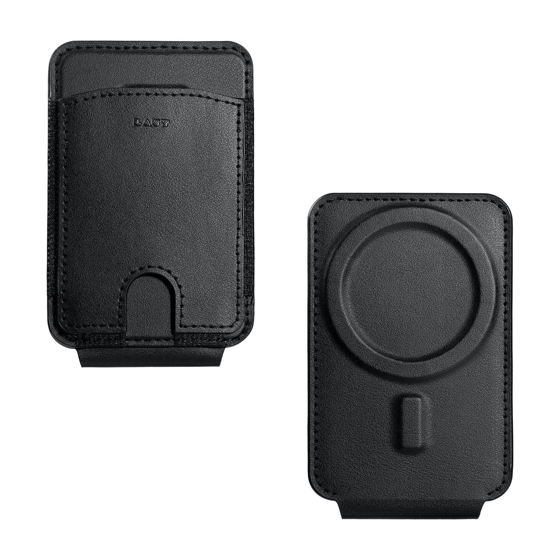 LAUT Magadd Card Wallet MagSafe 410480 – Kartenhalter/Wallet – für iPhone (MagSafe) – Schwarz